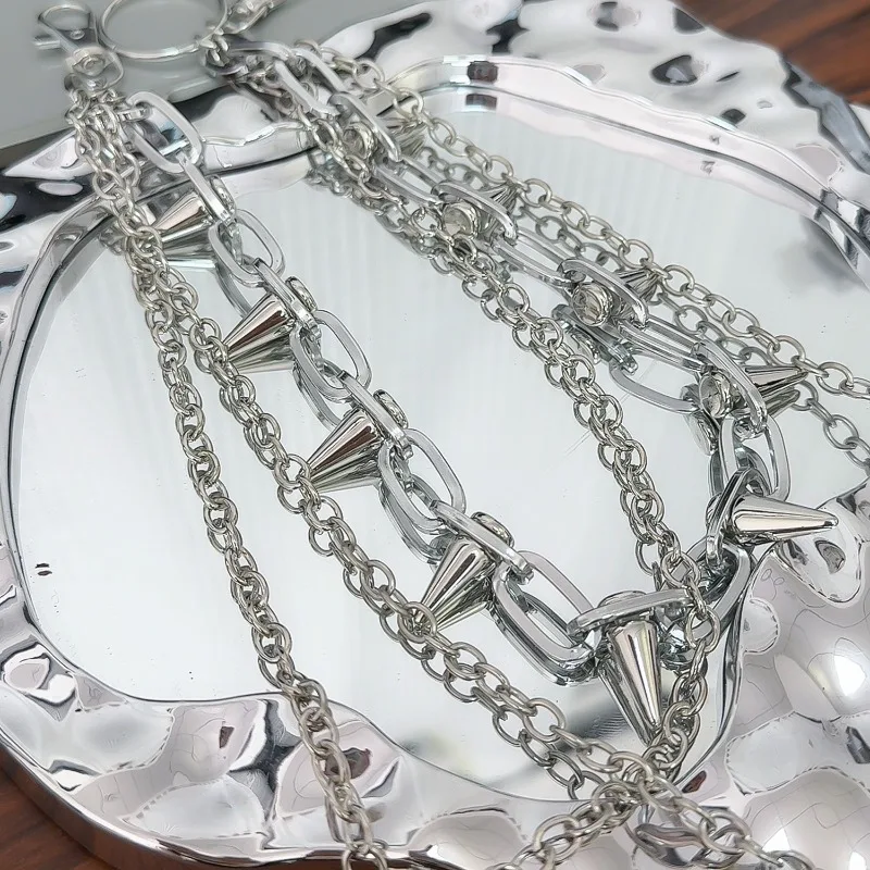 silver punk waist chain silver punk waist chain