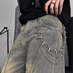 Alternative view of Silver Punk Waist Chain 