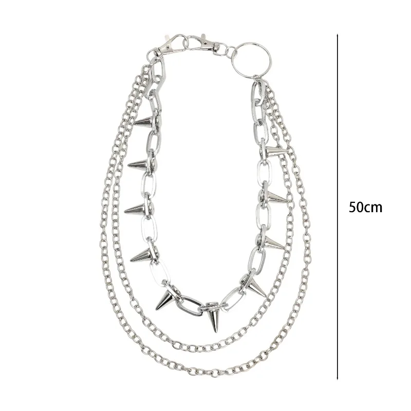 silver punk waist chain silver punk waist chain