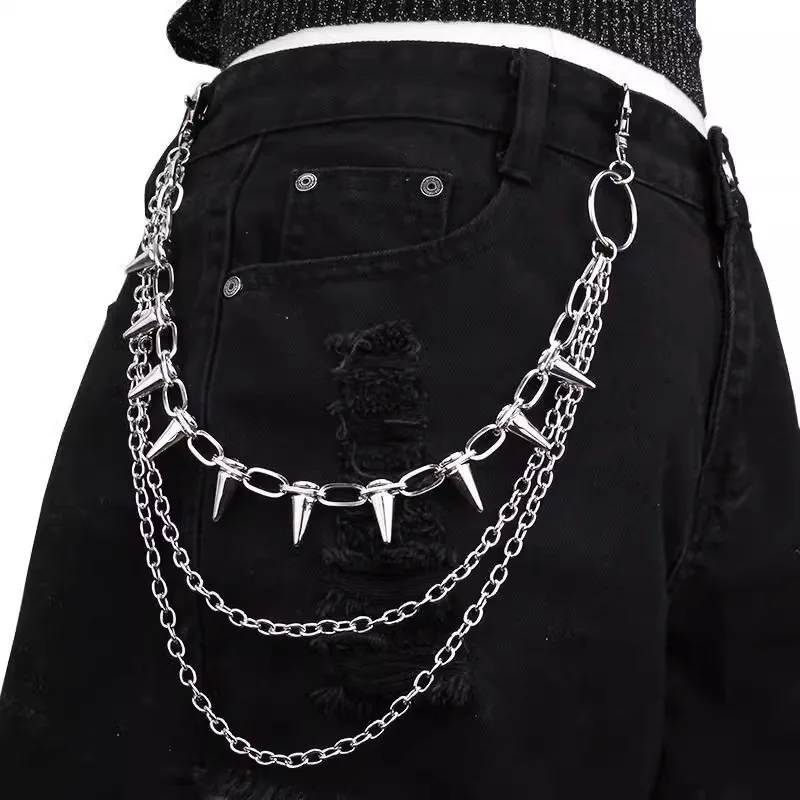 silver punk waist chain silver punk waist chain