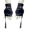 black rivet chain gloves 7 black rivet chain gloves
