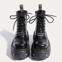 Alternative view of Platform Leather Punk Boots