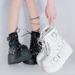 vampire cosplay mid-calf boots