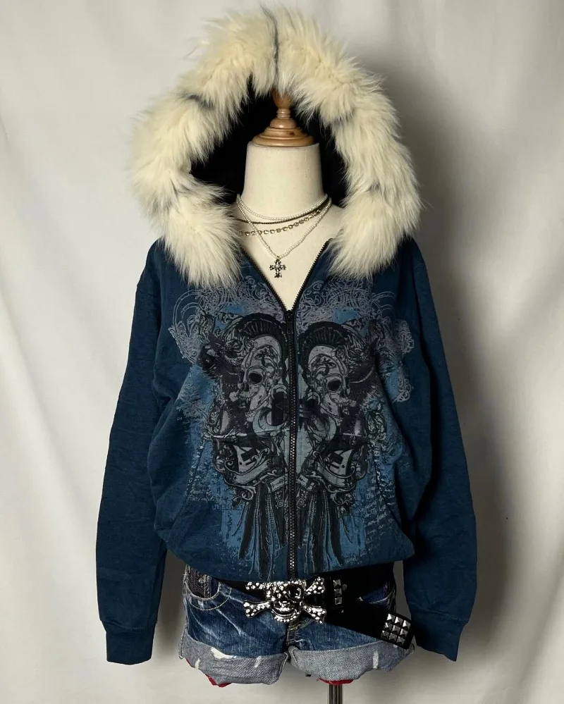 Y2K gothic rock hoodie 1 Y2K gothic rock hoodie