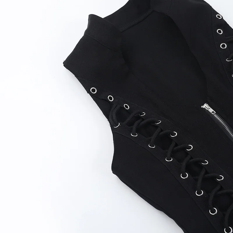 gothic punk sleeveless top