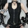 gothic punk sleeveless top 6 gothic punk sleeveless top