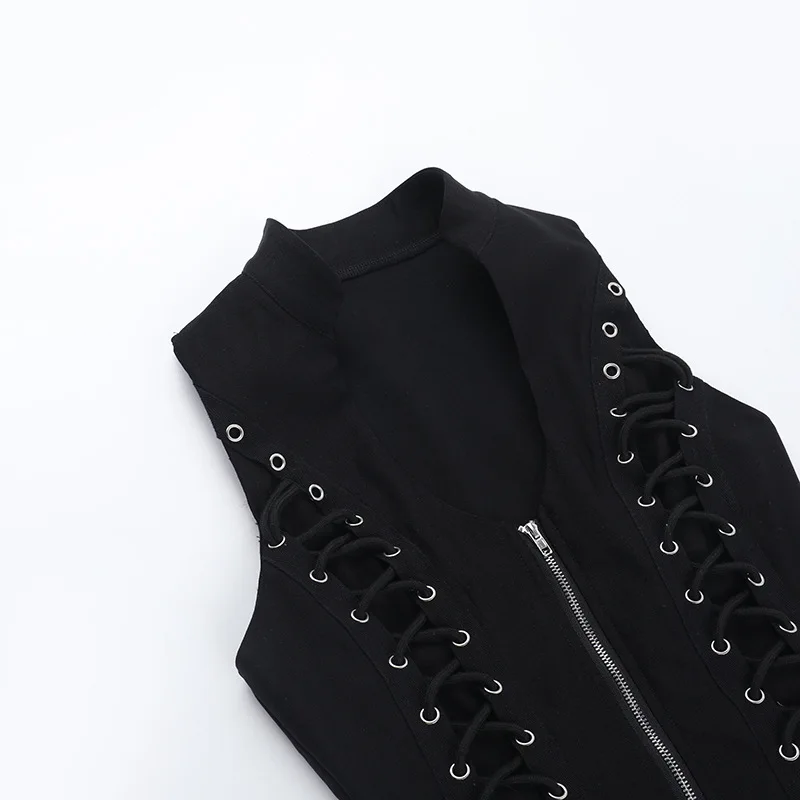 gothic punk sleeveless top