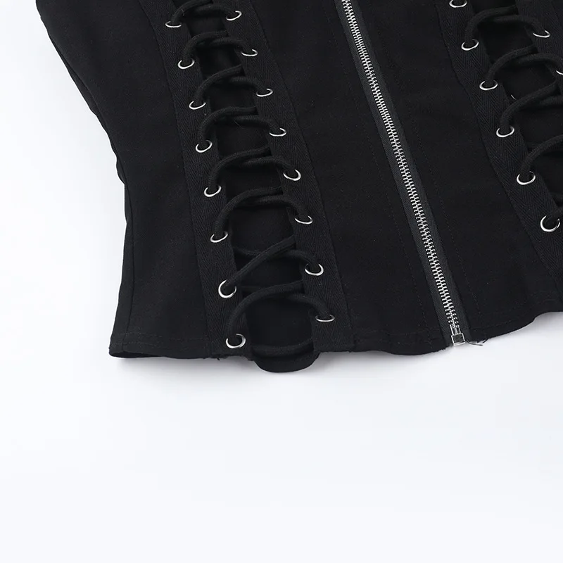 gothic punk sleeveless top