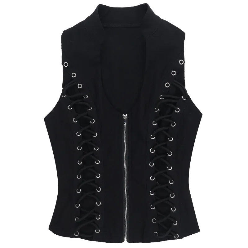 gothic punk sleeveless top