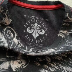 Y2K Affliction Long Sleeve T-Shirt 9 1564 f5krz6