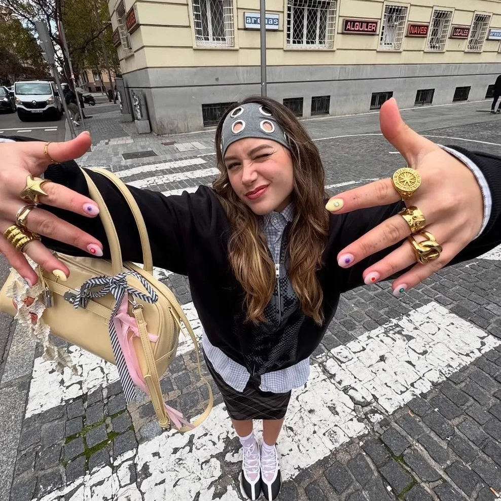 Punk Girl Wide Elastic Headband 3 Punk Girl Wide Elastic Headband - Image 3