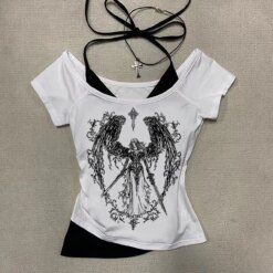 Gothic Strapless Corset Top