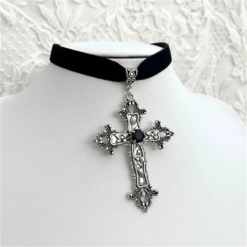 Vintage Cross Choker