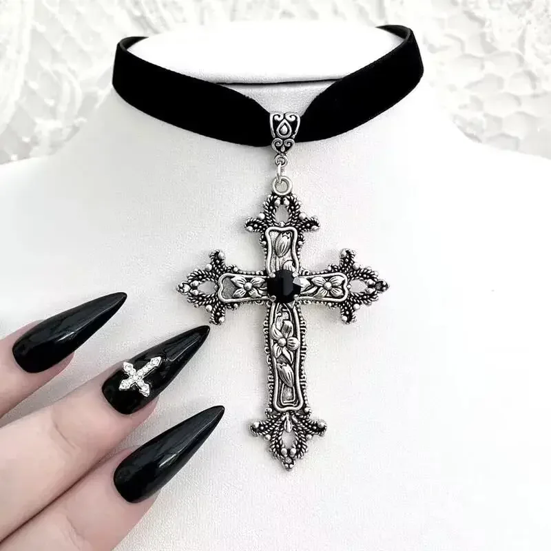 Vintage Cross Choker 2 Vintage Cross Choker - Image 2