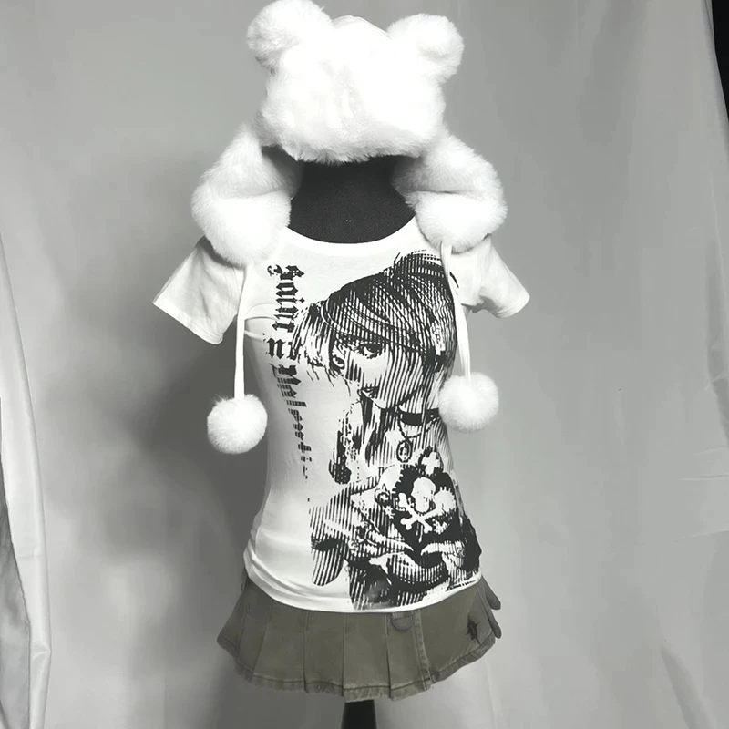 Y2K Anime Crop Tee Y2K Anime Crop Tee
