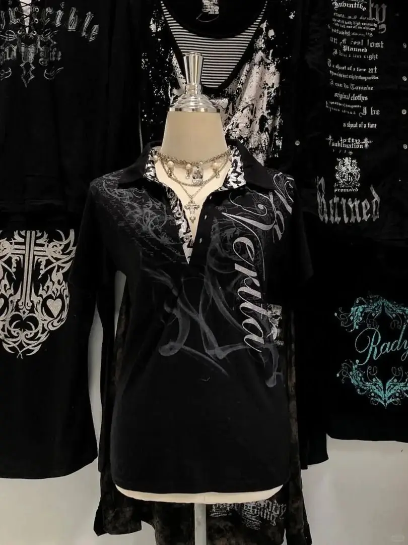 Slim Gothic Polo Tee Slim Gothic Polo Tee