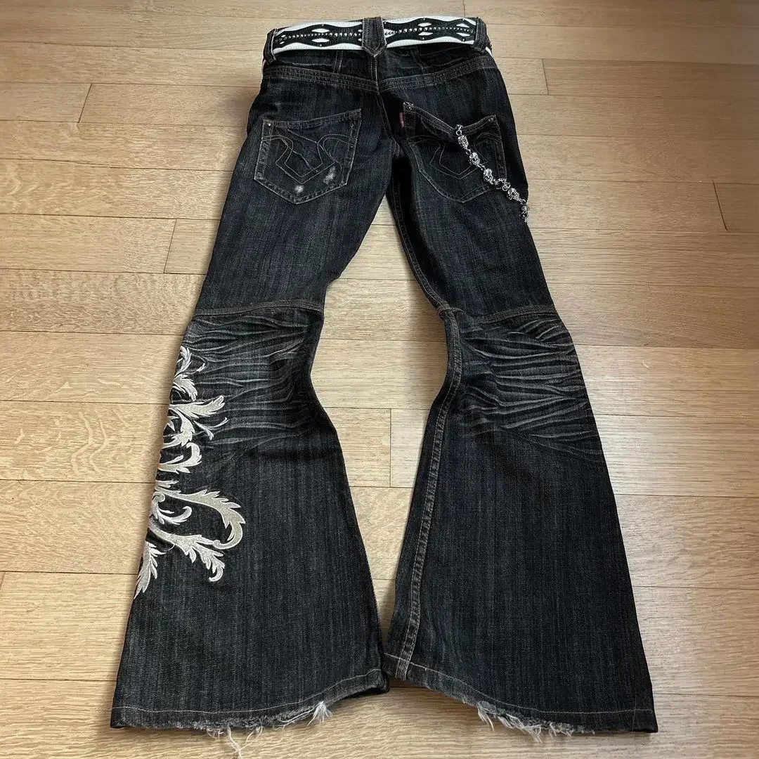 Y2K Punk Wide Leg Jeans Y2K Punk Wide Leg Jeans