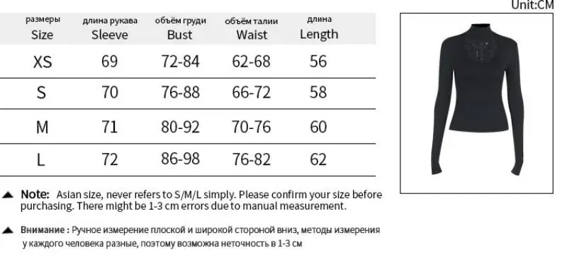 Gothic Cross Turtleneck Top Gothic Cross Turtleneck Top