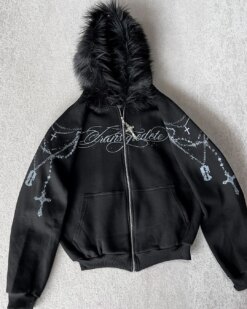 Y2K Gothic Punk Hoodie