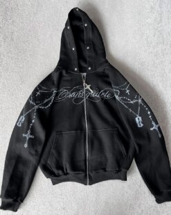 Alternative view of Y2K Gothic Punk Hoodie