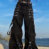 Y2K Punk Wide Leg Jeans 12 Y2K Punk Wide Leg Jeans