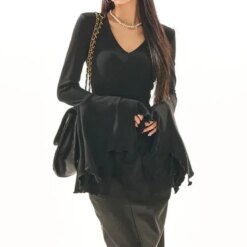 Alternative view of Goth Dark Fairy Top