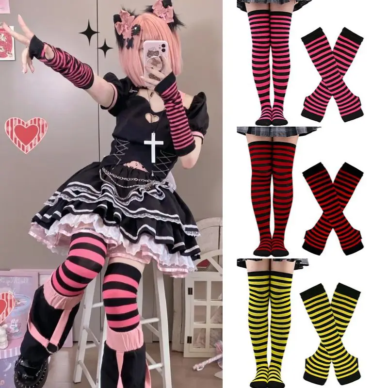 gothic punk thigh high socks 1 gothic punk thigh high socks
