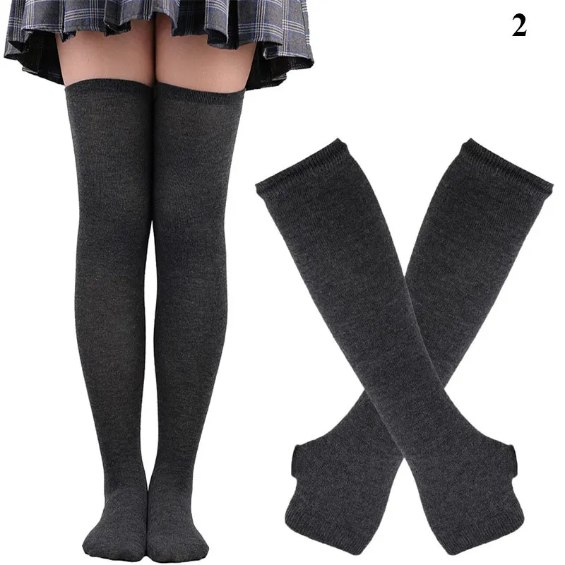 gothic punk thigh high socks 6 gothic punk thigh high socks - Image 6