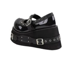 Gothic Rivet Muffin Platform Mary Jane Shoes 11 3993 8jlysf