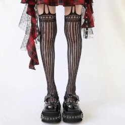 Gothic Rivet Muffin Platform Mary Jane Shoes 8 3993 km0d48