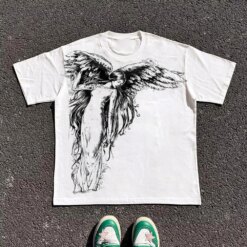 Alternative view of Vintage Centipede Skeleton Graphic T-Shirt