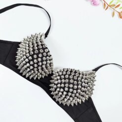 Punk Rivet Bra - Image 3